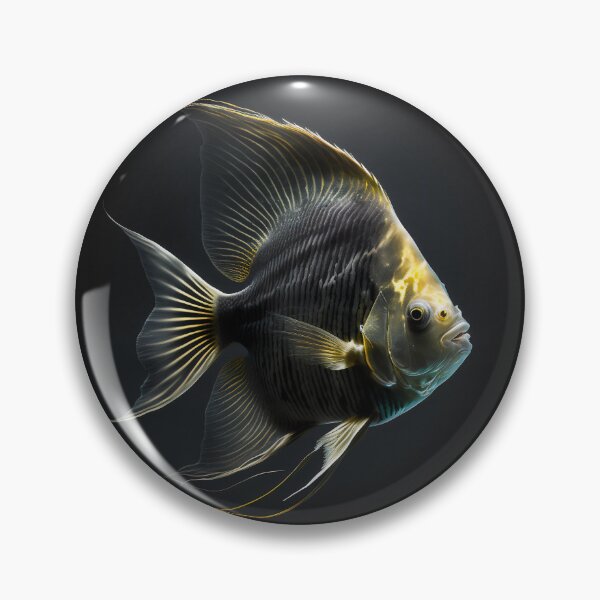 Item preview, Majestic Angel Fish on Black designed and sold by LightInTheDark.