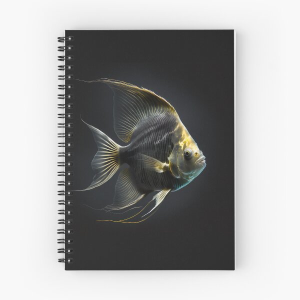 Artikelvorschau, Majestätischer Angel Fish auf Schwarz entworfen und verkauft von LightInTheDark.