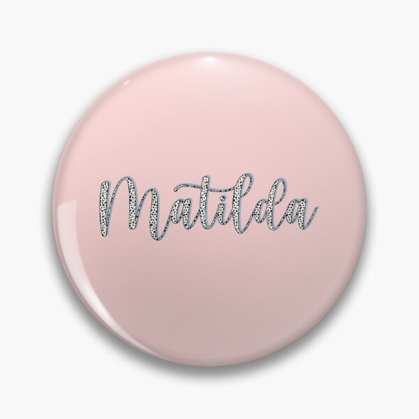 Artikelvorschau, Matilda-Name, dalmatinisches Muster Matilda-Vorname entworfen und verkauft von Danylo Mikhnievych.