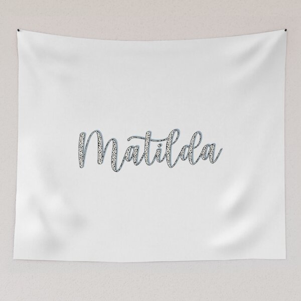 Item preview, Matilda name, Dalmatian pattern Matilda first name designed and sold by Danylo Mikhnievych.