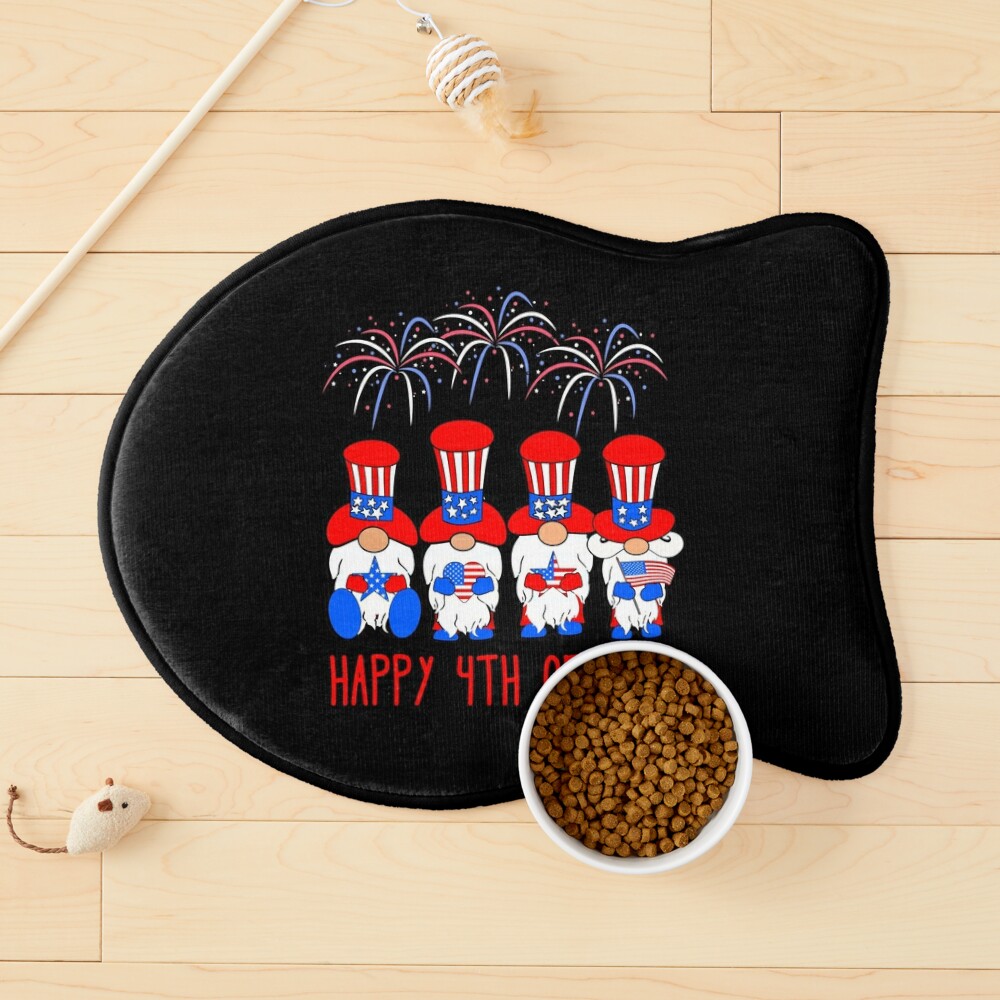 Patriotic Gnomes Fireworks Happy 4th Of July Classic Baseball Cap All Over  Print