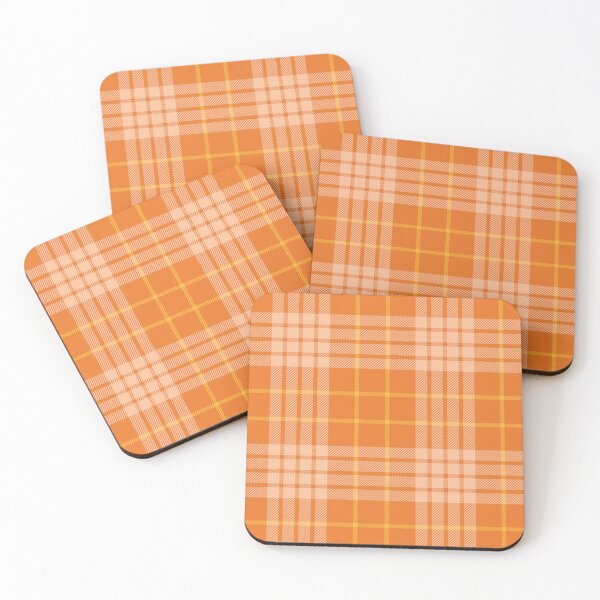 Item preview, Vintage 70'S plaid orange yellow nude background designed and sold by UnaWu533.