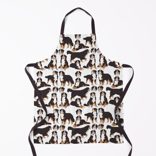Item preview, Bernese Mountain Dog cute illustration pattern designed and sold by Yarafantasyart.