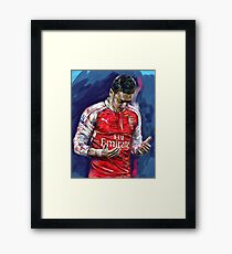 Mesut Ozil - the Ozil touch Framed Print