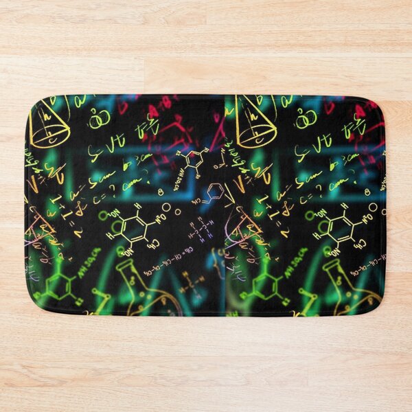 Item preview, id71 Math , Chemistry, physics, Science formulas, Positive Sciences, Formulas, Formulas on black background, formula prints for teachers and students, Creative and Educational designed and sold by bcbutika.