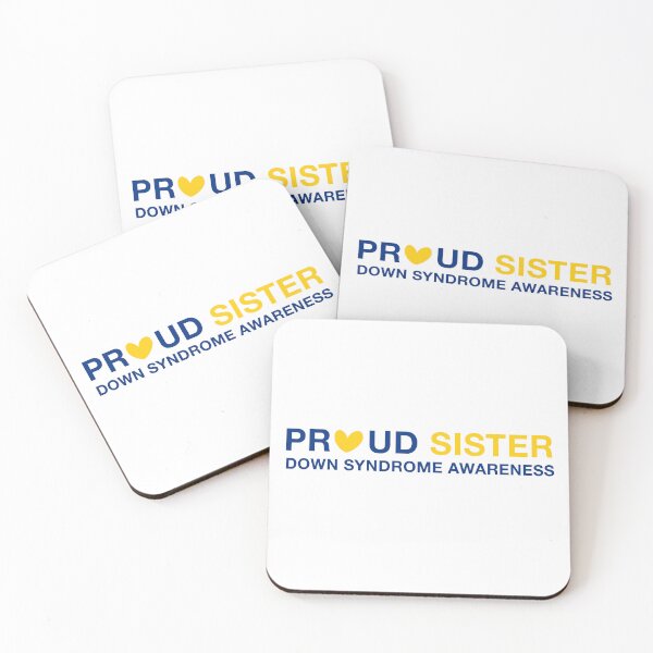 Item preview, Down Syndrome Sister Quotes: Proud Sister Down Syndrome Awareness designed and sold by AMINE  ★★★★★.