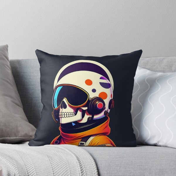 Item preview,  Skeleton Astronaut - Cool Funny Cartoon Style Skull Face In The Space designed and sold by XandDot.