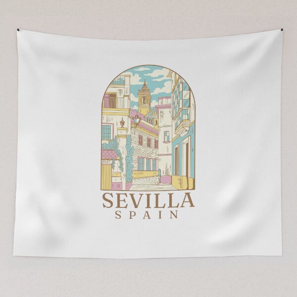 Item preview, Sevilla, Andalucian city in Spain design, trip, travel, vacation, holiday designed and sold by FFelder.