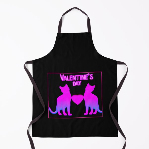 Item preview, "My Cat is My Valentine: A Neon Celebration of Feline Love" designed and sold by Custom Crest.