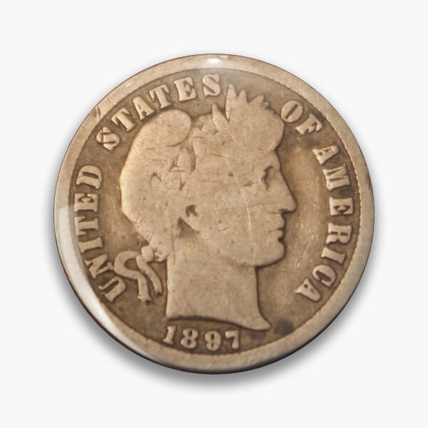 Item preview, 1897 O Barber Dime designed and sold by coinsxcrochet.