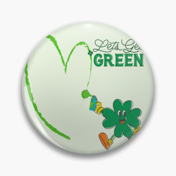 Artikelvorschau, grünes Kleeblatt, grünes Herz, glückliches Kleeblatt, St.Patrick-Tag entworfen und verkauft von grickodd.