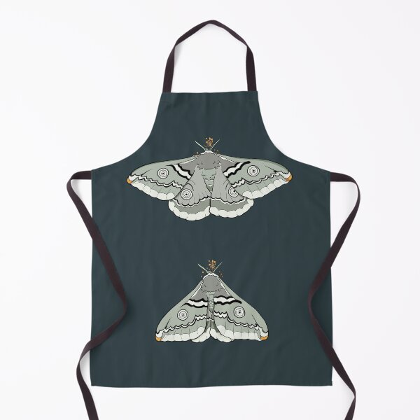 Item preview, Double Emperor moth infected with cordyceps (green  / orange) designed and sold by goatgeneration.