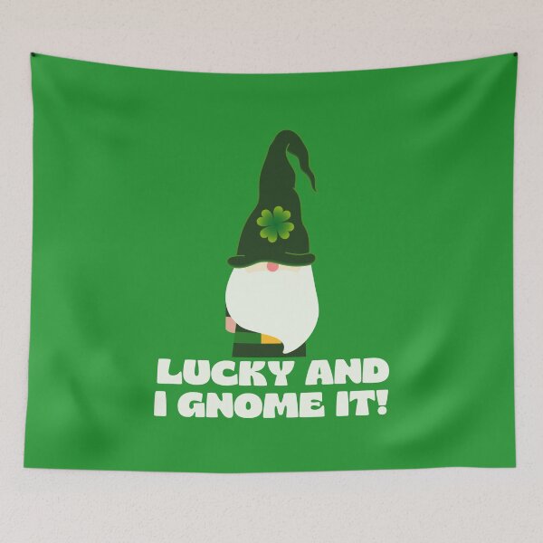 Item preview, Lucky And I Gnome It Shamrock St Patricks Day designed and sold by SunfullyYours.