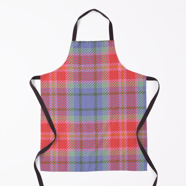 Item preview, Vintage 70'S plaid light purple coral olive lightgreen background designed and sold by UnaWu533.