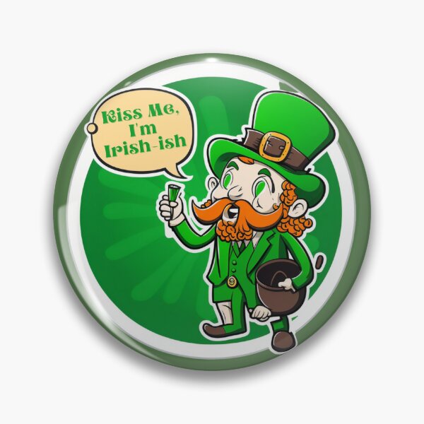 Item preview, Kiss Me, I'm Irish-ish - Saint Patrick's Day Fun designed and sold by Mindful-Designs.