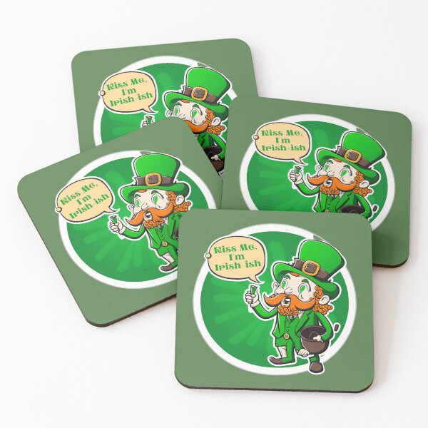 Item preview, Kiss Me, I'm Irish-ish - Saint Patrick's Day Fun designed and sold by Mindful-Designs.