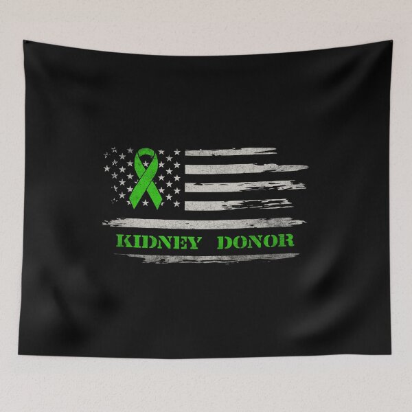 Item preview, Kidney Transplant Donor USA Flag Surgery Recovery Gifts designed and sold by RosannaArt.