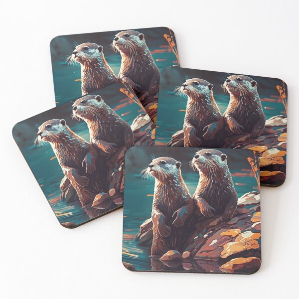 Item preview, Discovering the Playful and Adorable World of Otters designed and sold by Paintandgo.