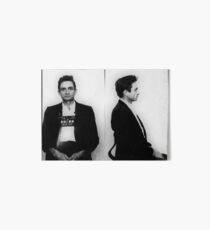 Johnny Cash Mug Shot Horizontal Art Board