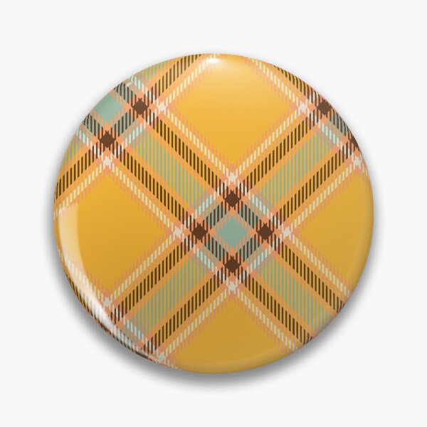 Artikelvorschau, Vintage 70'S plaid yellow brown nude light green background entworfen und verkauft von UnaWu533.