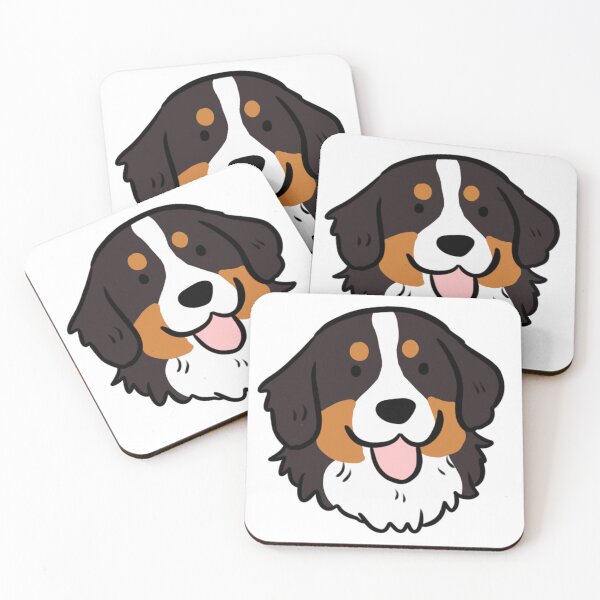 Item preview, Bernese mountain dog cute illustration designed and sold by Yarafantasyart.