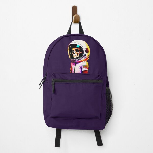 Item preview, Skeleton Astronaut - Cool Funny Cartoon Style Skull Face In The Space designed and sold by XandDot.