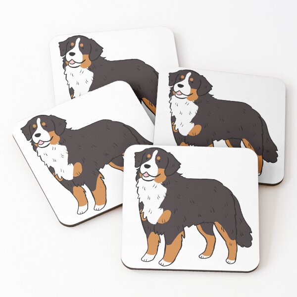 Item preview, Bernese mountain dog cute illustration designed and sold by Yarafantasyart.