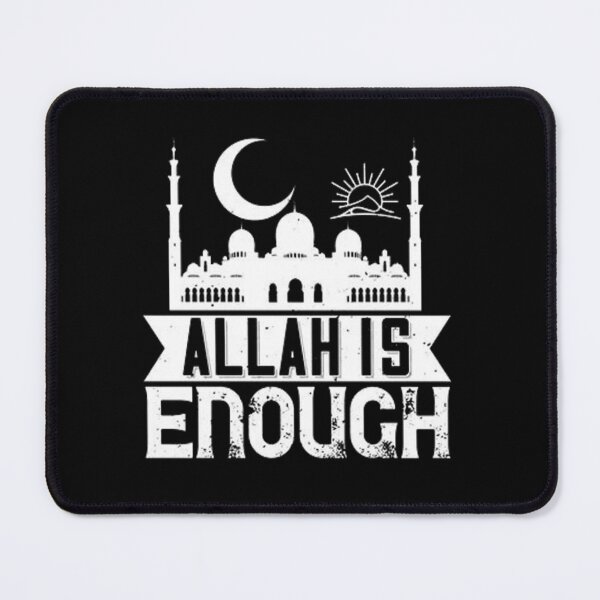 Item preview, Arabic Ramadan Mubarak Decoration Graphic Gift - Allah Is Enough designed and sold by ghazalish.