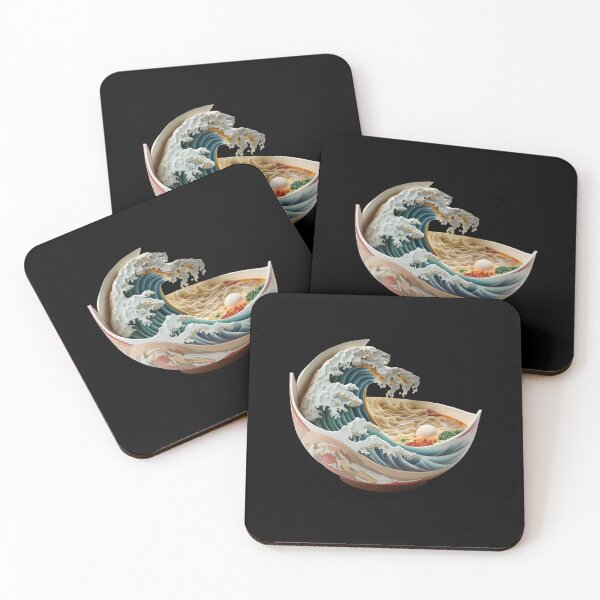 Item preview, Great Ramen Wave,Masculine Wave,Red Fuji,ramen,ramen bowl,ramen noodles,japan,japanese designed and sold by RedArtsDesign.