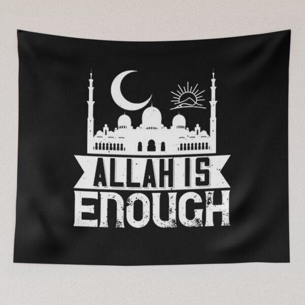 Item preview, Arabic Ramadan Mubarak Decoration Graphic Gift -  Allah Is Enough designed and sold by ghazalish.