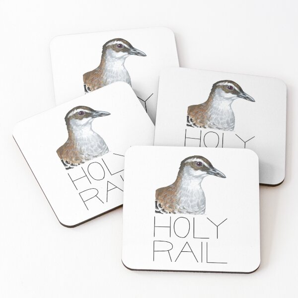Item preview, Holy Rail (Guam Rail) designed and sold by LauraWolfArtist.