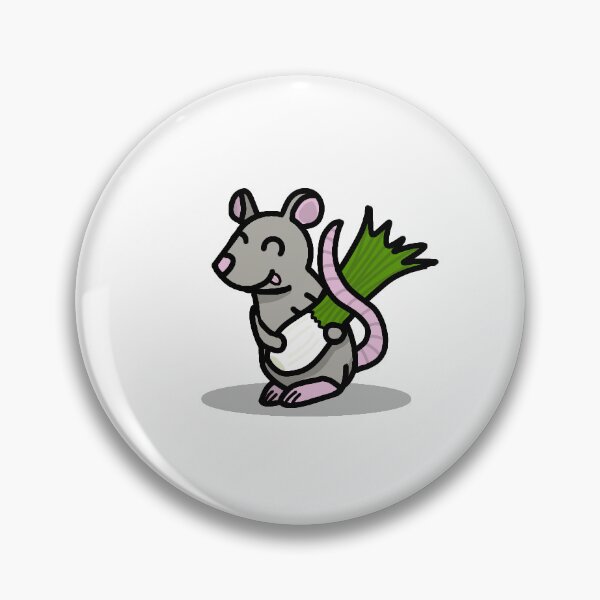 Item preview, Rat Holding Leek designed and sold by AnimalProfile.