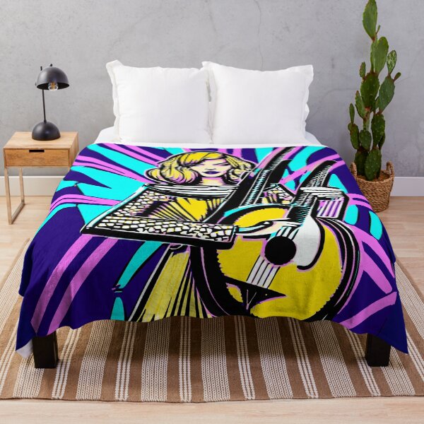 Item preview, Blonde Beauty Playing the Guitar" designed and sold by FunnyShopGirl.