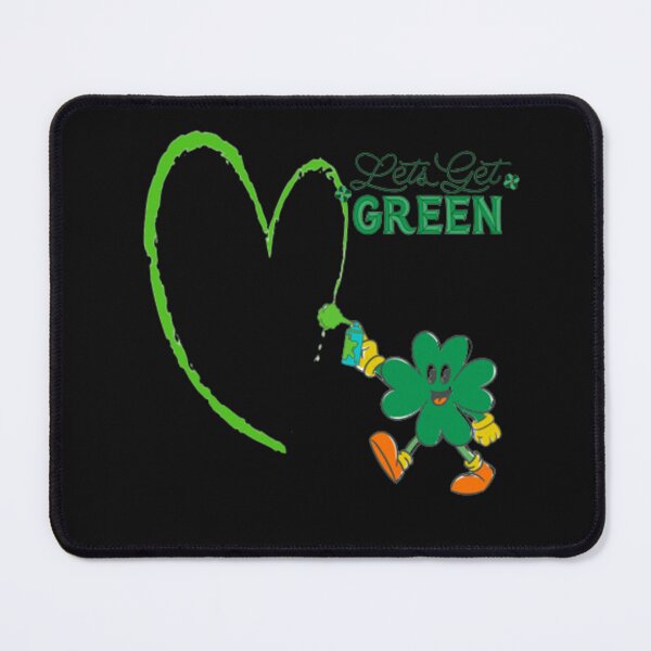 Item preview, green shamrock,green heart,lucky shamrock,St.Patrick day designed and sold by grickodd.