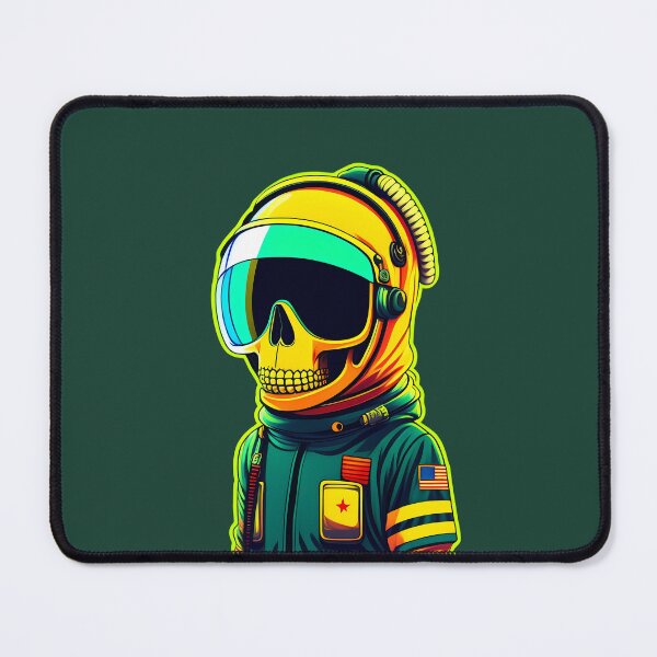 Item preview, Retro Skeleton Astronaut - Cool Funny Cartoon Style Skull Face In The Space designed and sold by XandDot.