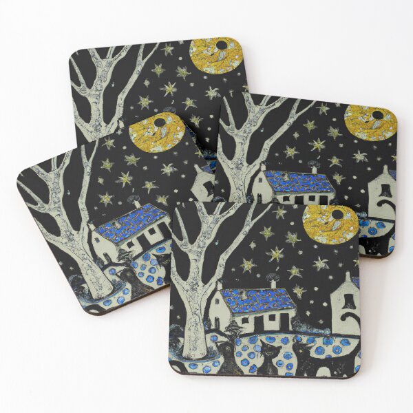 Item preview, Cats out at night designed and sold by SamJanner.