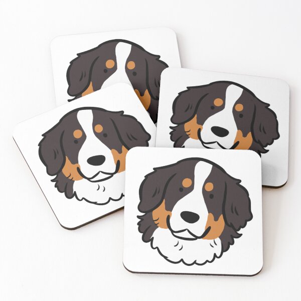 Item preview, Bernese mountain dog cute illustration designed and sold by Yarafantasyart.