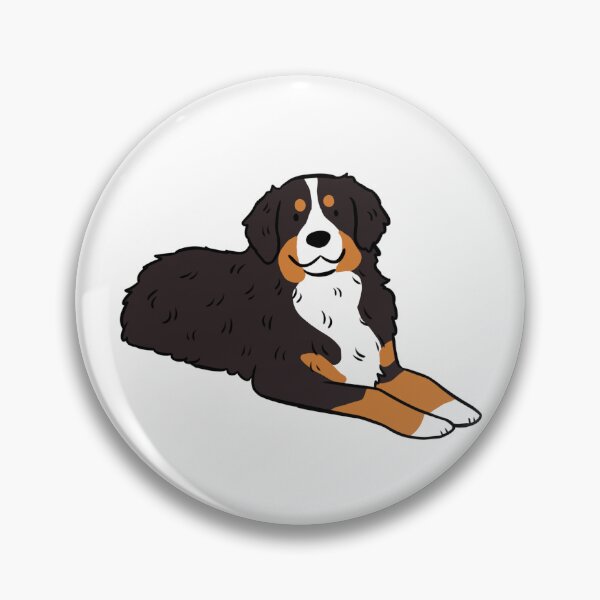 Item preview, Bernese mountain dog cute illustration designed and sold by Yarafantasyart.