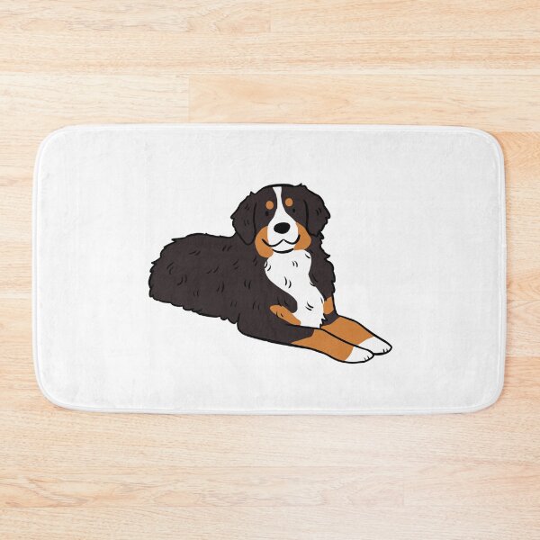 Item preview, Bernese mountain dog cute illustration designed and sold by Yarafantasyart.