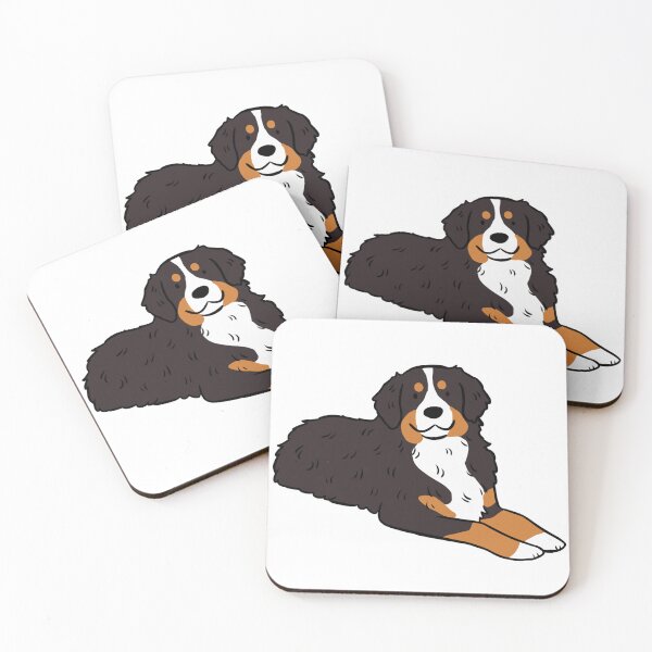 Item preview, Bernese mountain dog cute illustration designed and sold by Yarafantasyart.