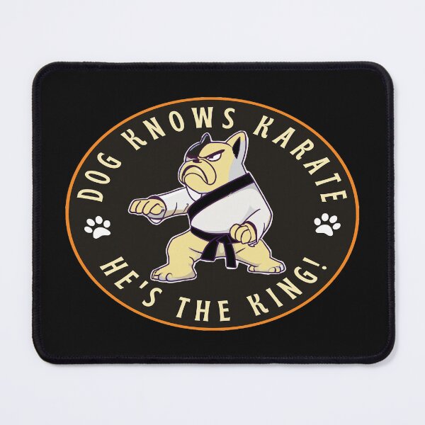 Item preview, Dog Knows Karate designed and sold by UberSpark.