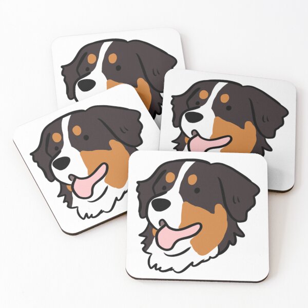 Item preview, Bernese mountain dog cute illustration designed and sold by Yarafantasyart.