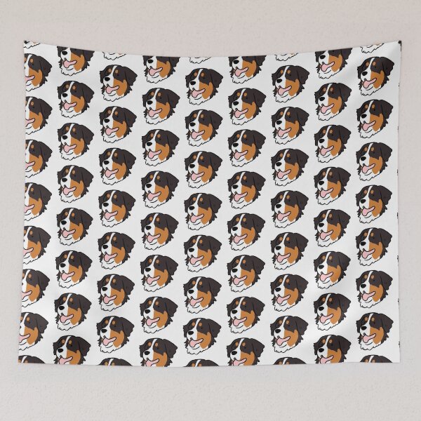 Item preview, Bernese mountain dog cute illustration designed and sold by Yarafantasyart.
