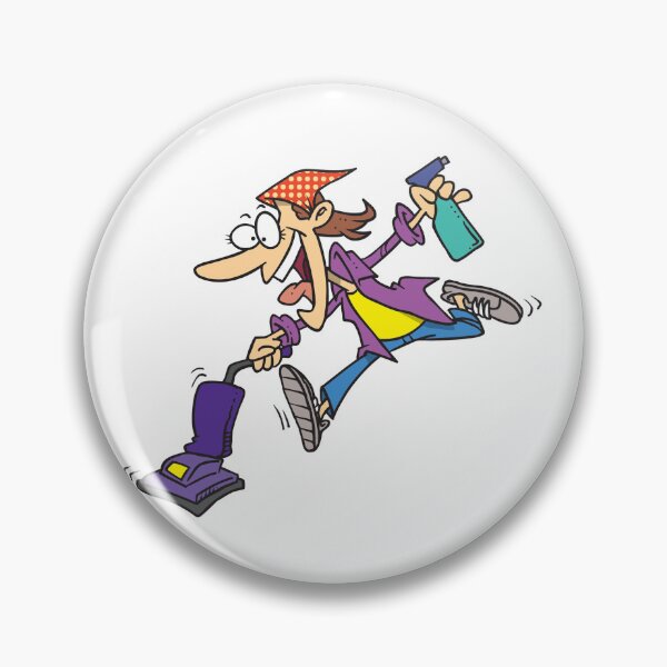 Item preview, cleaning lady designed and sold by Gokuxtreme.