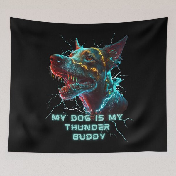 Item preview, My Dog Is My Thunder Buddy - My Dog Is My Valentine designed and sold by the-NAME-.