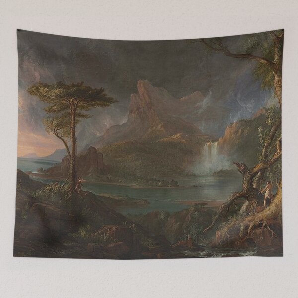 Item preview, A Wild Scene by Thomas Cole designed and sold by tomorrowsart.