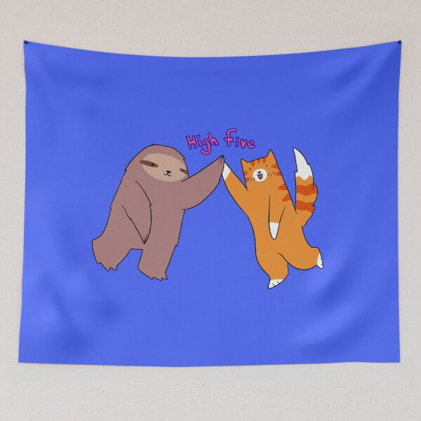 Item preview, High Five Sloth and Cat designed and sold by SaradaBoru.