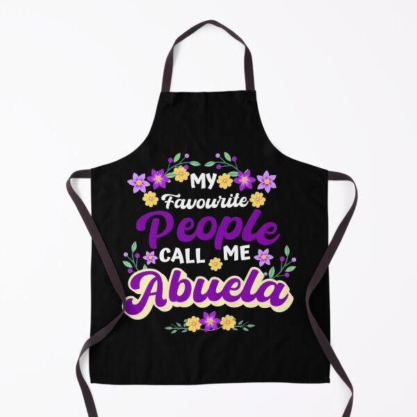 Aperçu de l'œuvre Mes personnes préférées m'appellent Abuela - Mes personnes préférées m'appellent grand-mère - latin abuela anniversaire grand-mère anniversaire créée et vendue par ALLURE-minimal.