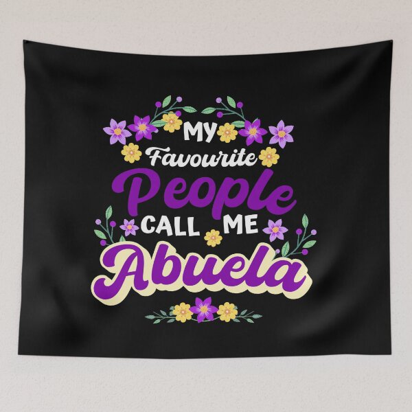 Item preview, My favorite people call me Abuela - My favorite people call me Grandma- latin abuela birthday grandma birthday designed and sold by ALLURE-minimal.