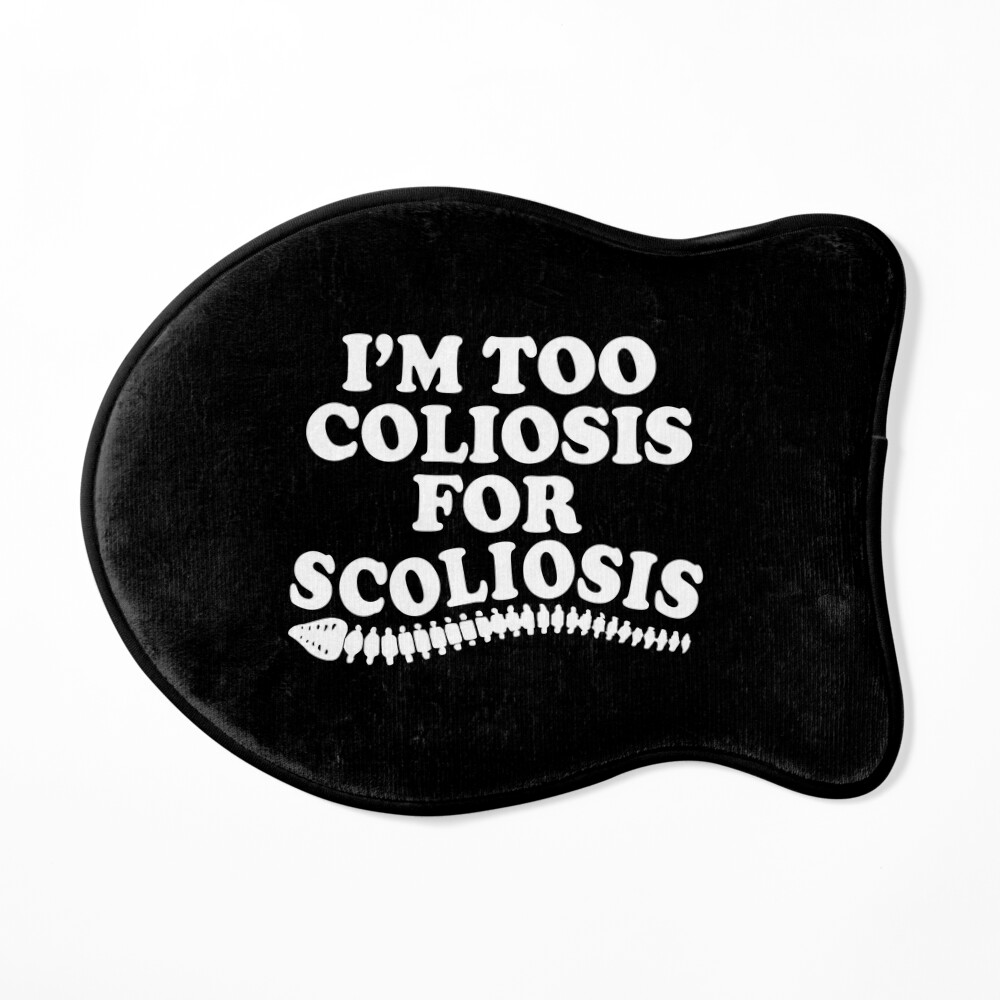 Scoliosis Messed With Wrong Chick Throw Pillow